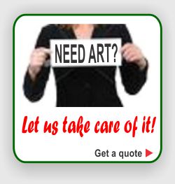 Don't let art prep issues bog you down. Send us what you have and we'll set your art problems free.