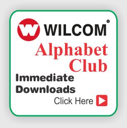 Add alphabets to your Wilcom embroidery software.